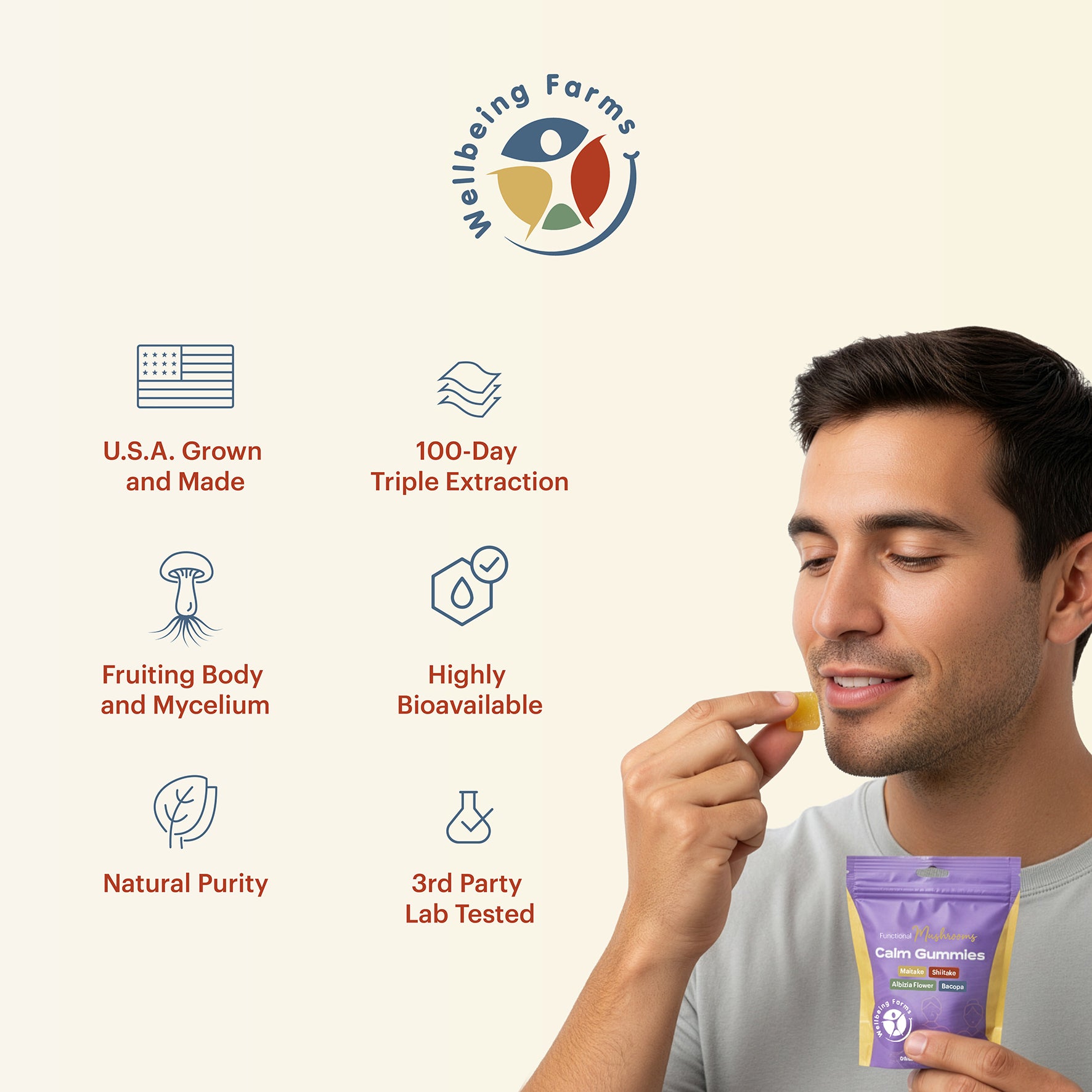 Mushroom Gummies - Calm Blend